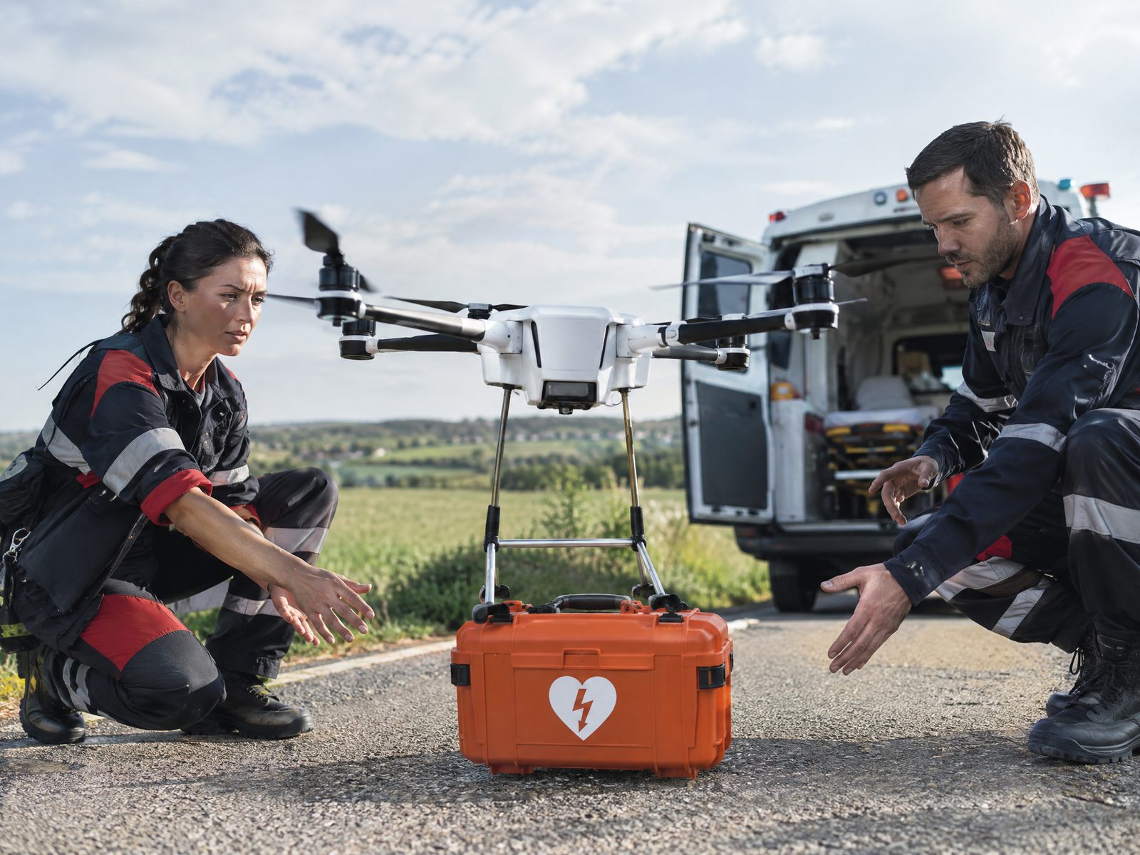 Drone photo illustrating: Medical Logistics Drone RFQ Template